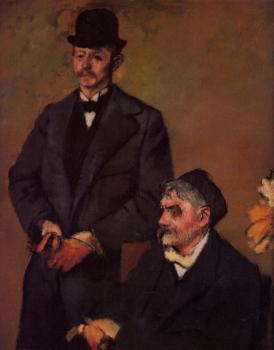 埃德加 德加 Henri Rouart and His Son Alexis 埃德加 德加 Henri Rouart and His Son Alexis